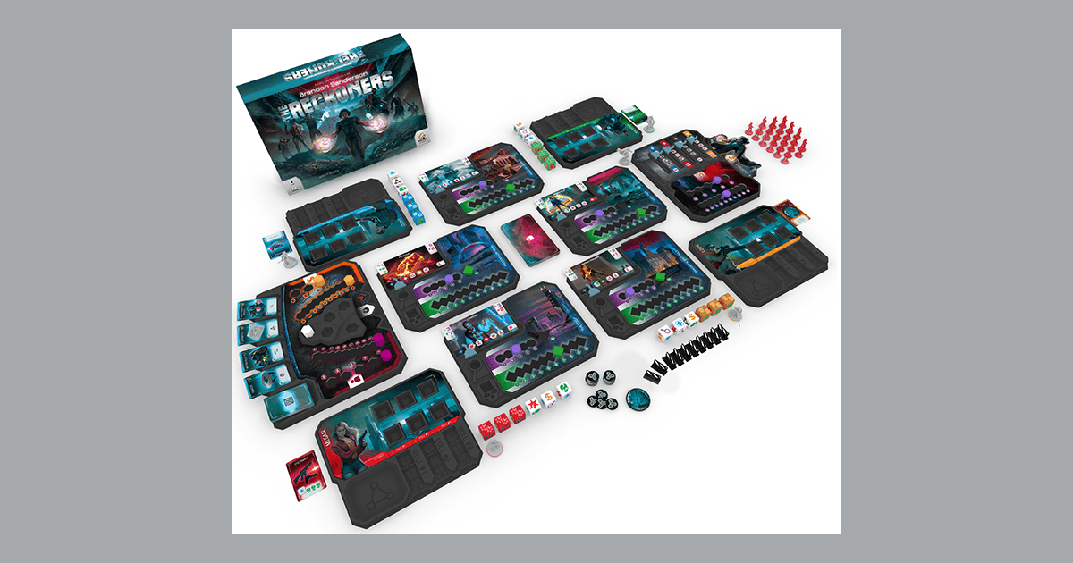 The Reckoners four-player game layout