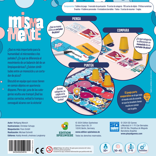 The Same Game edition back cover