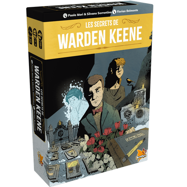 Three-dimensional rendering of The Secrets of Warden Keene box