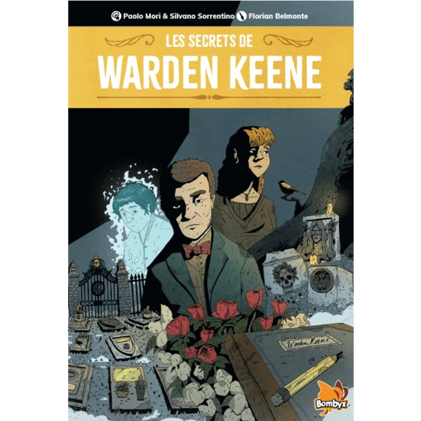 The Secrets of Warden Keene illustrated cemetery cover
