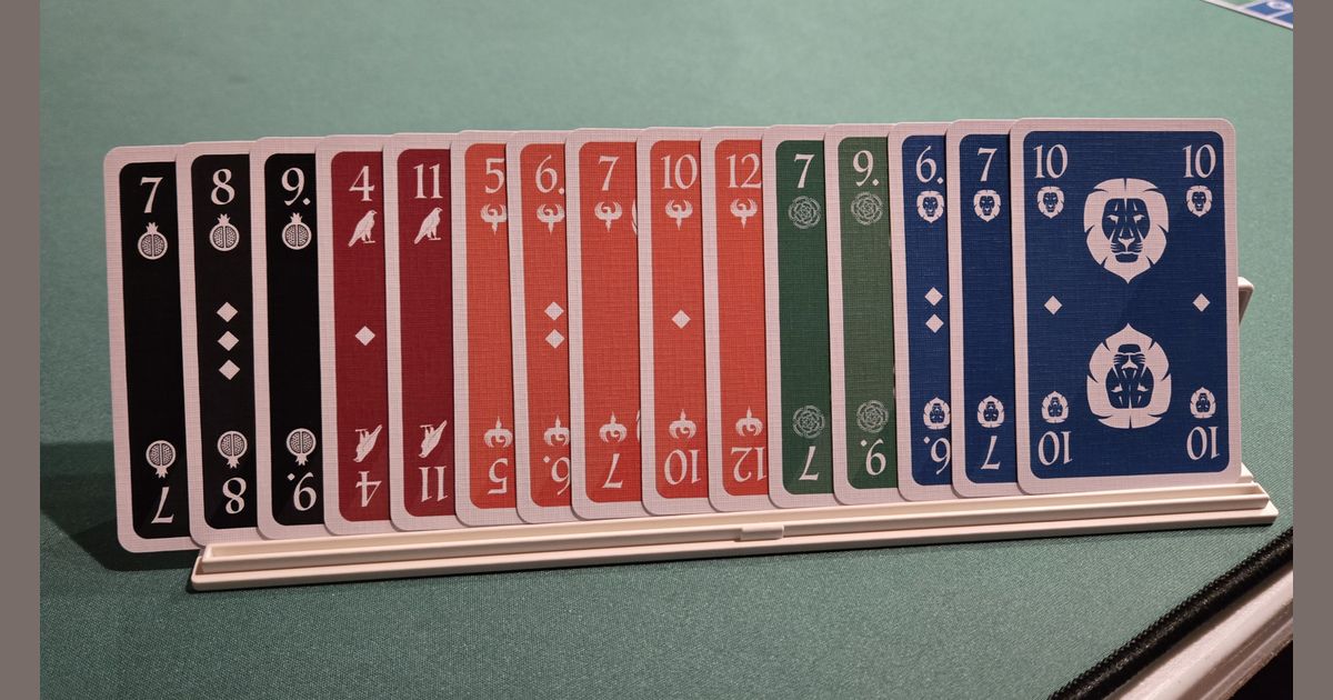 The Six of VIII cards held during play