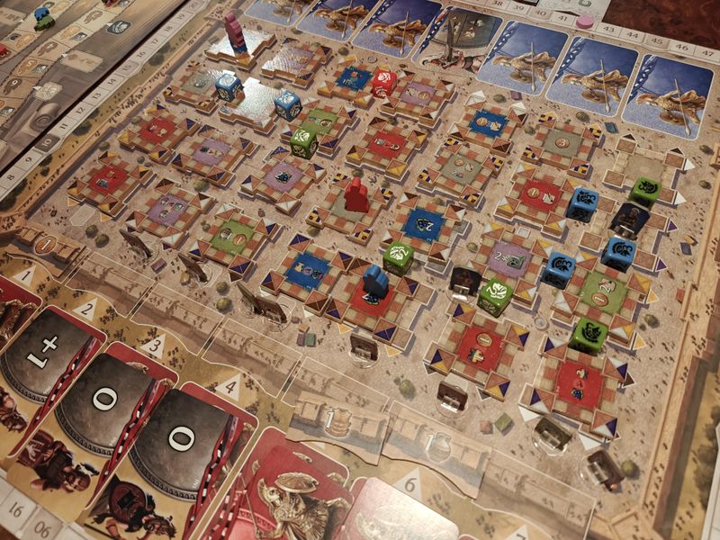 Thebai developed city at end of game