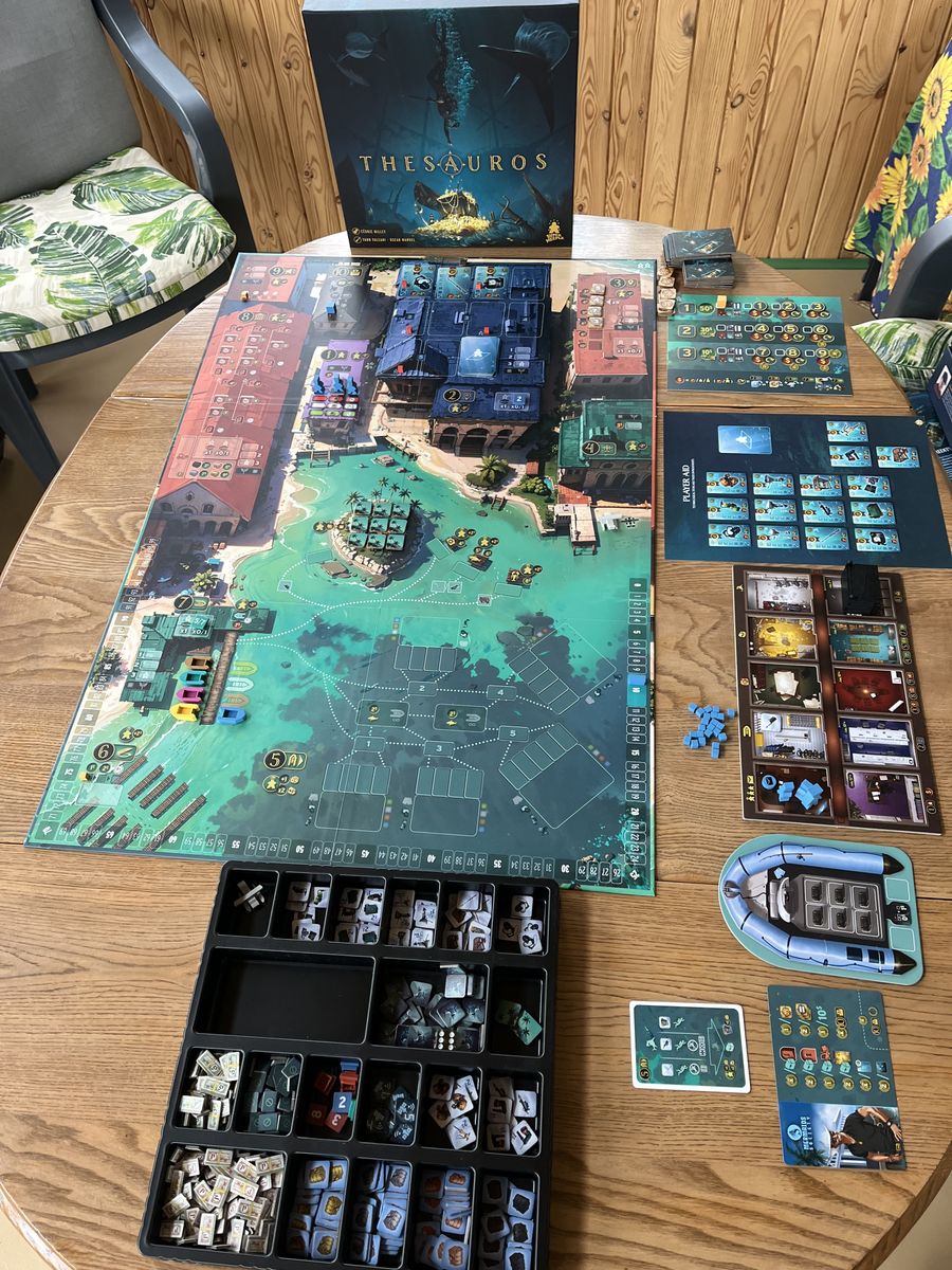 Thesauros solo game setup