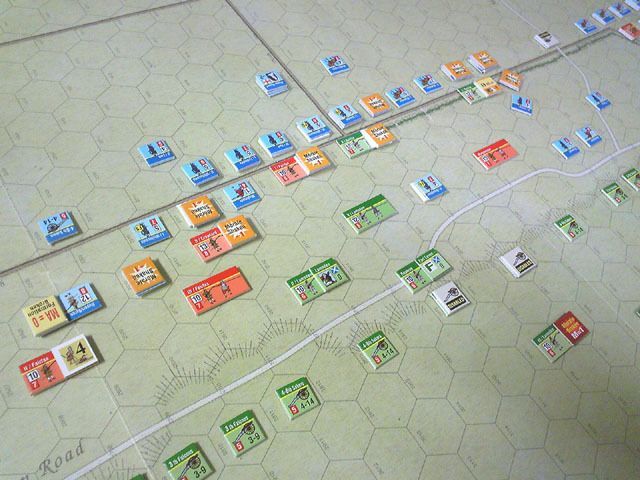 This Accursed Civil War scenario map and counters