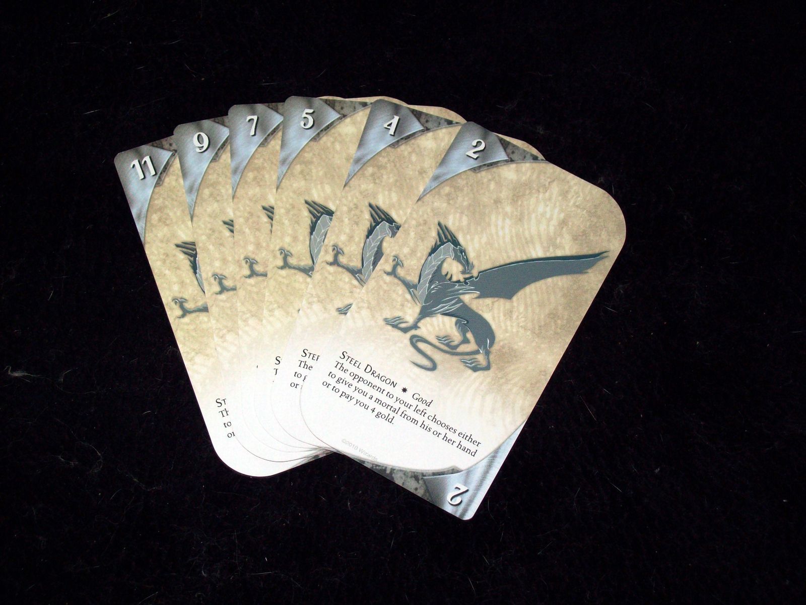 Steel dragon card from Emperor's Gambit