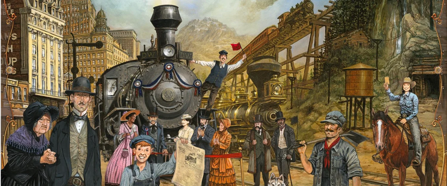 Ticket to Ride Legacy: Legends of the West box art