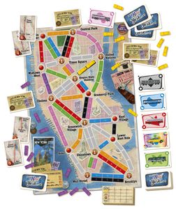 Ticket to Ride New York game components