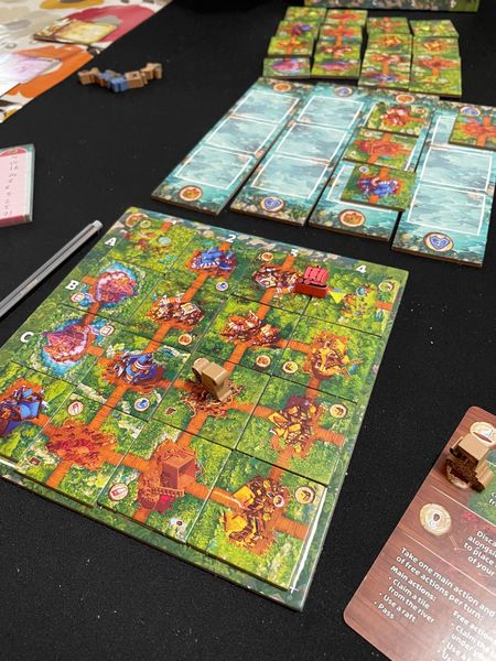 Timber Town game in progress