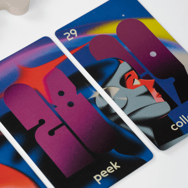 Time to Panic cards and wooden tokens