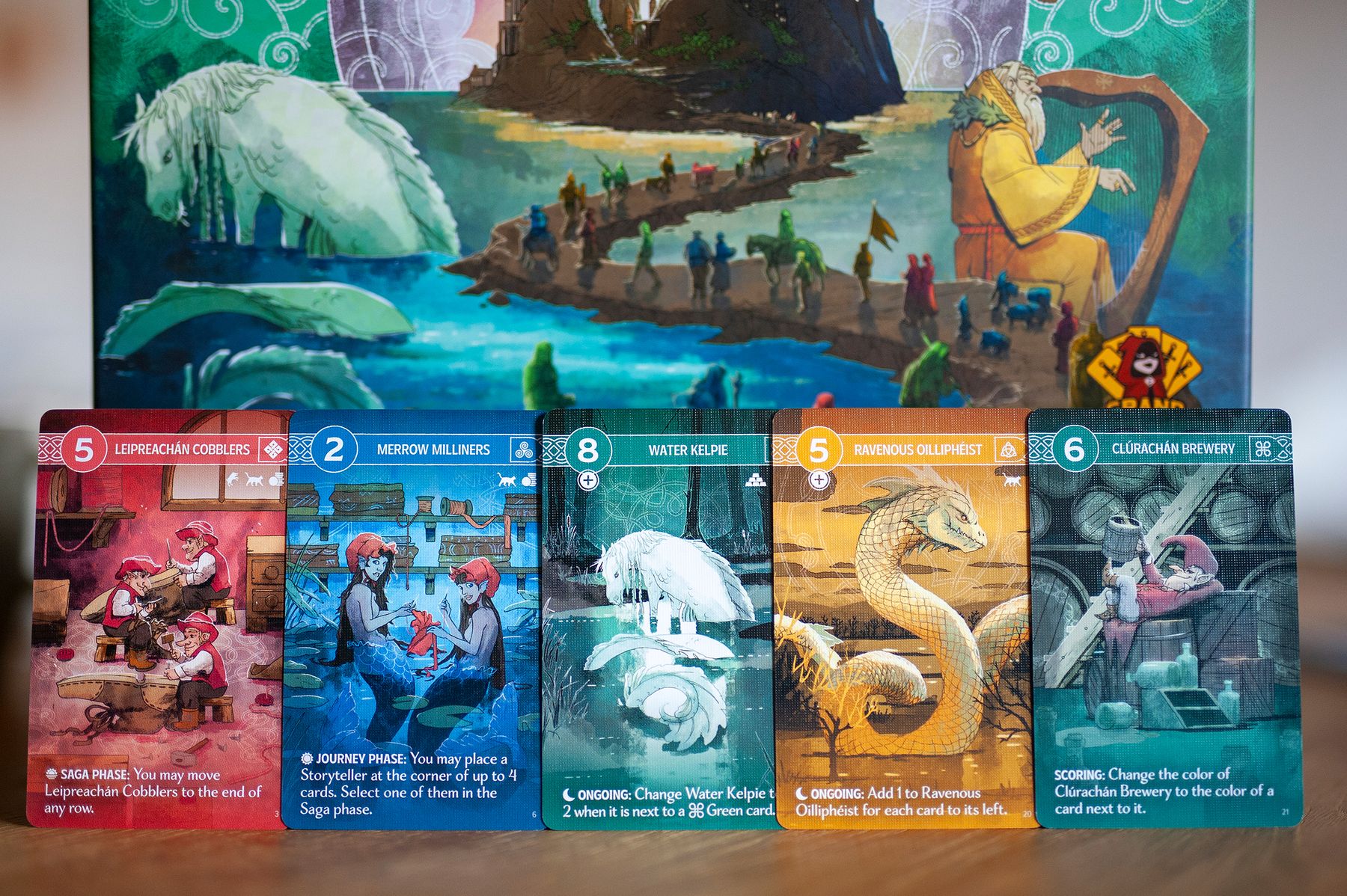 Tír na nÓg illustrated Otherworld cards