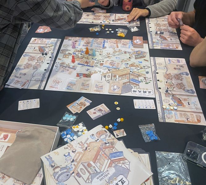 Tofu Shifu board game set up for play