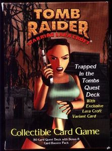 Tomb Raider Collectible Card Game box art