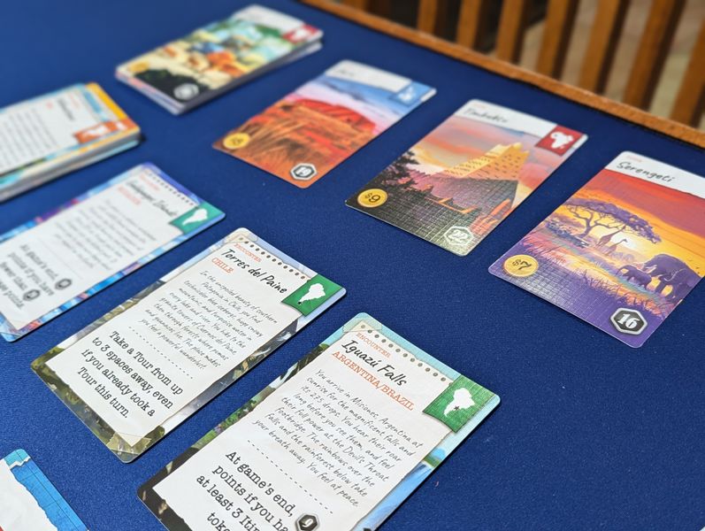 Trekking the World tour and encounter setup