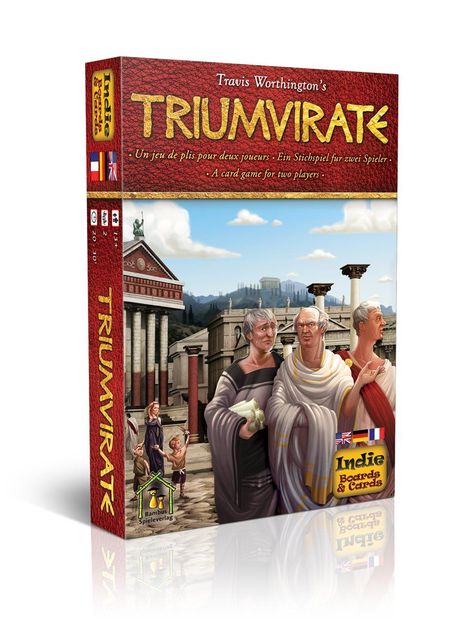 Triumvirate cards and components