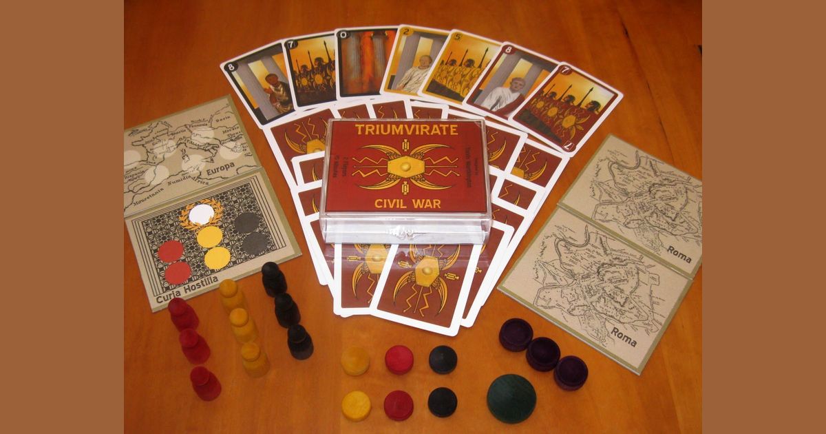 Triumvirate game in progress