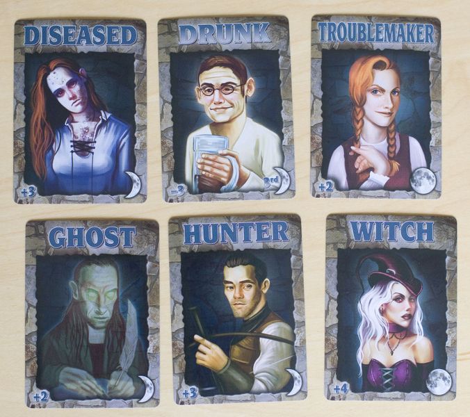 Ultimate Werewolf villager role cards