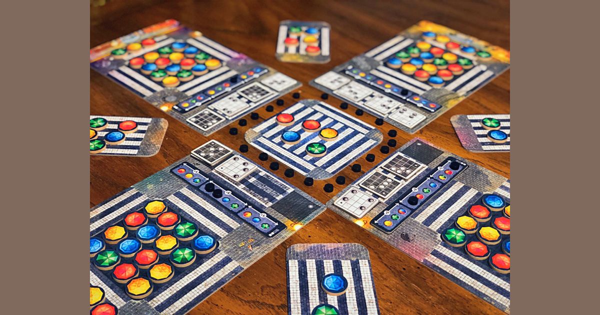Umbrella four-player setup