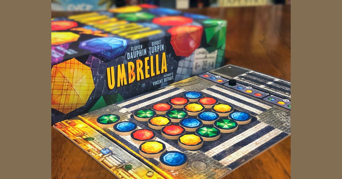 Umbrella player board and scoring board