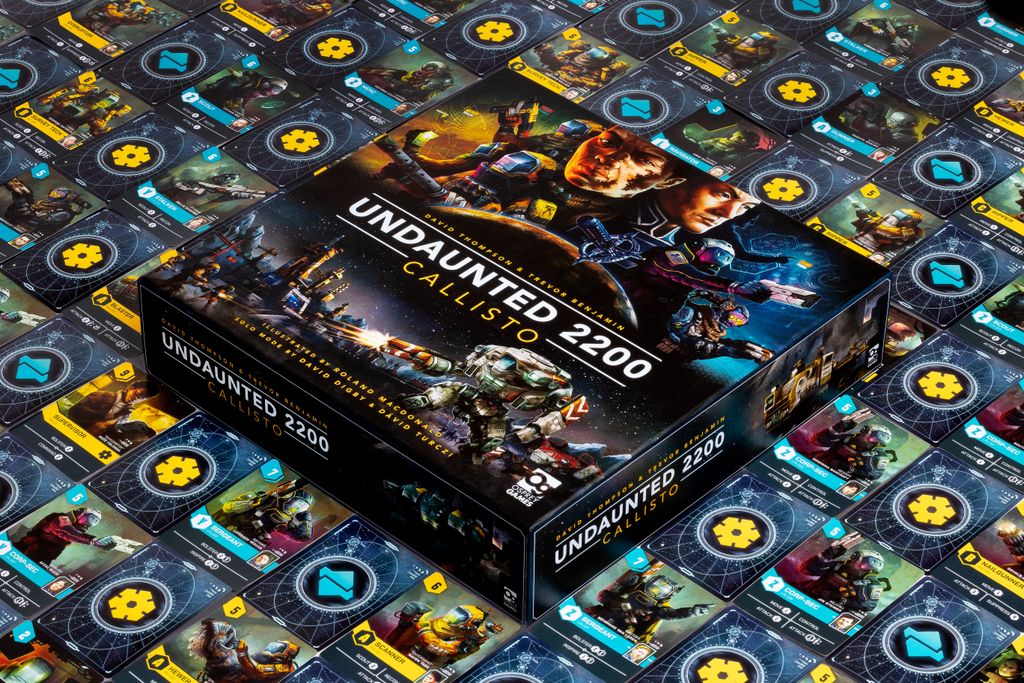 Undaunted 2200 Callisto box with cards displayed