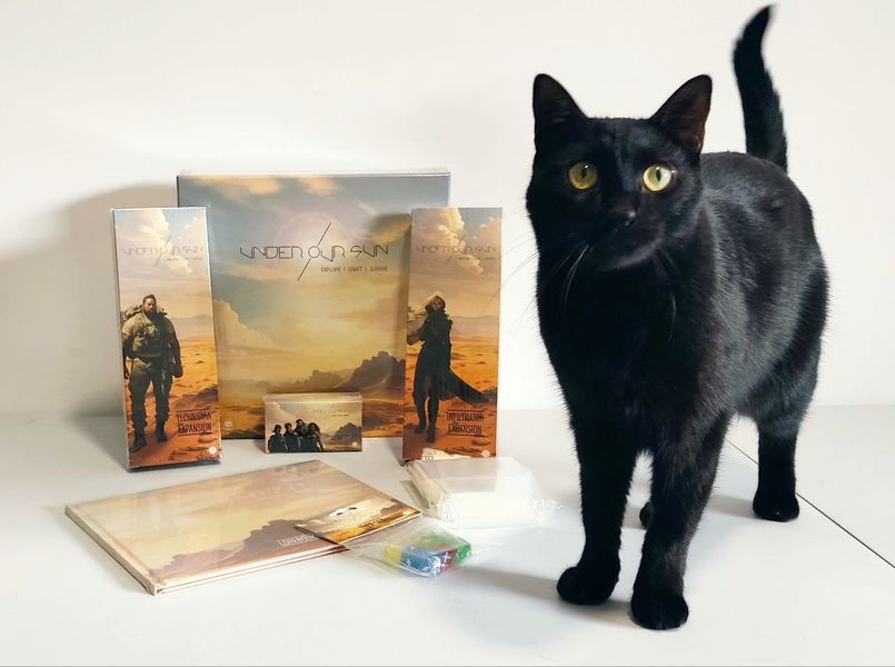 Under Our Sun box and game components