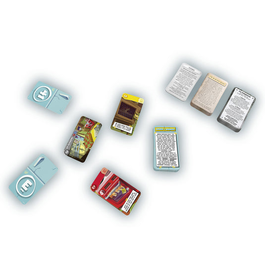 Unlock Escape Adventures cards and puzzle components
