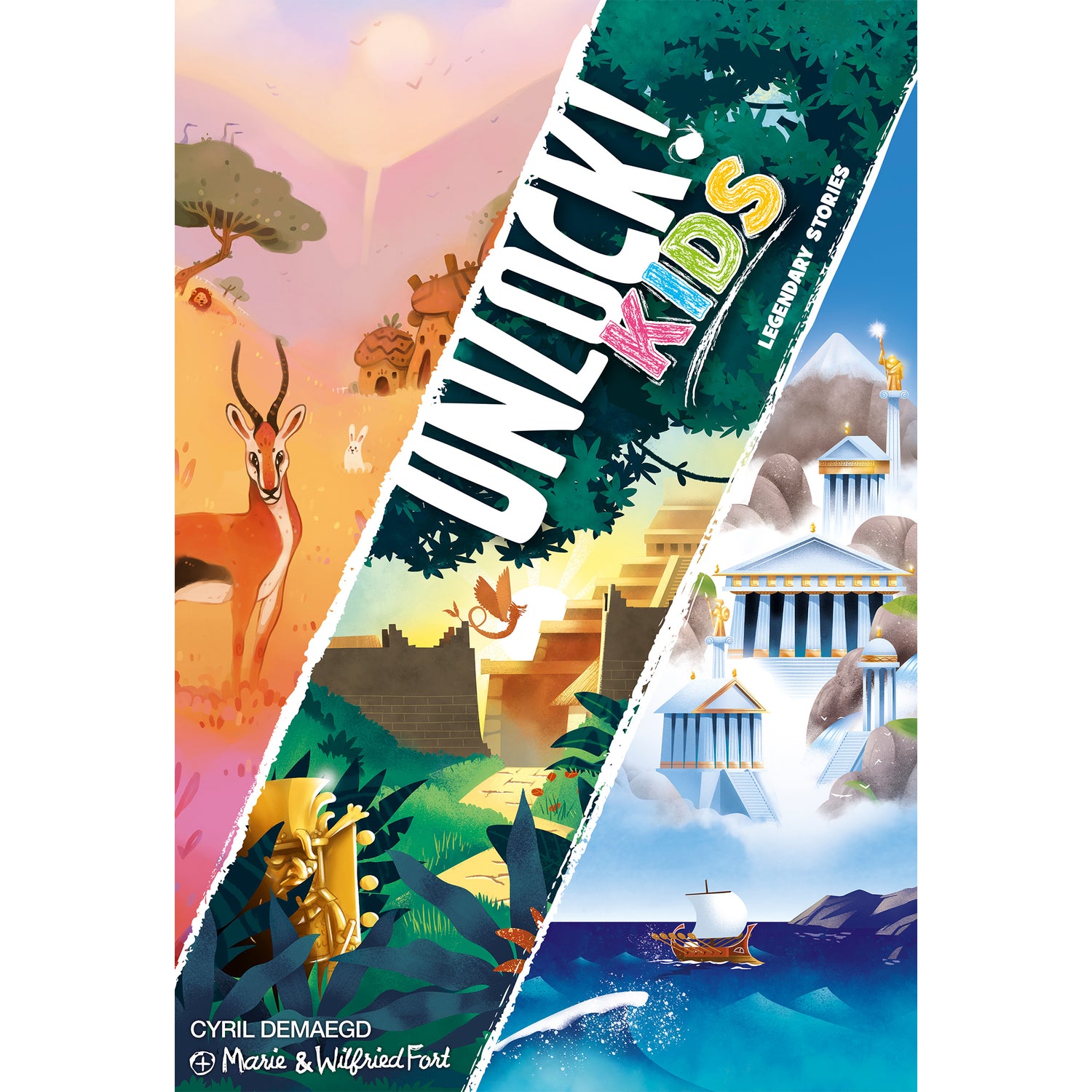 Unlock Kids Legendary Stories cards and puzzle tokens