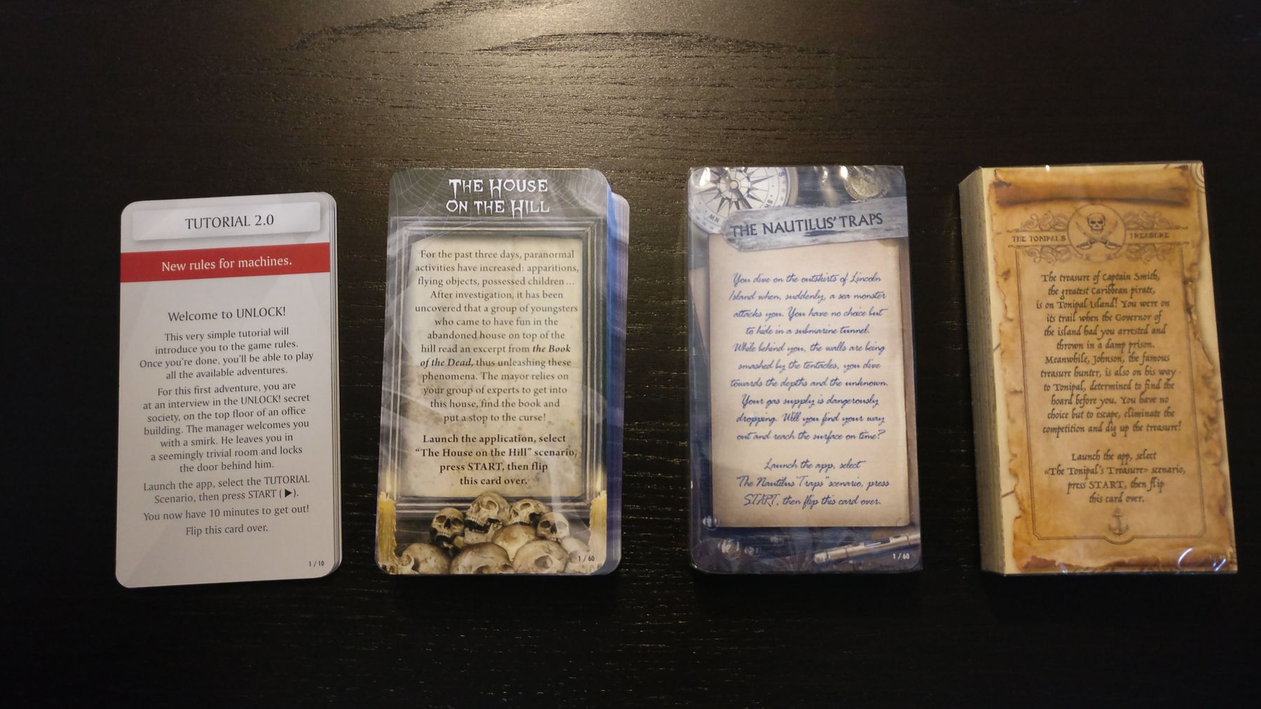 Unlock Mystery Adventures decks