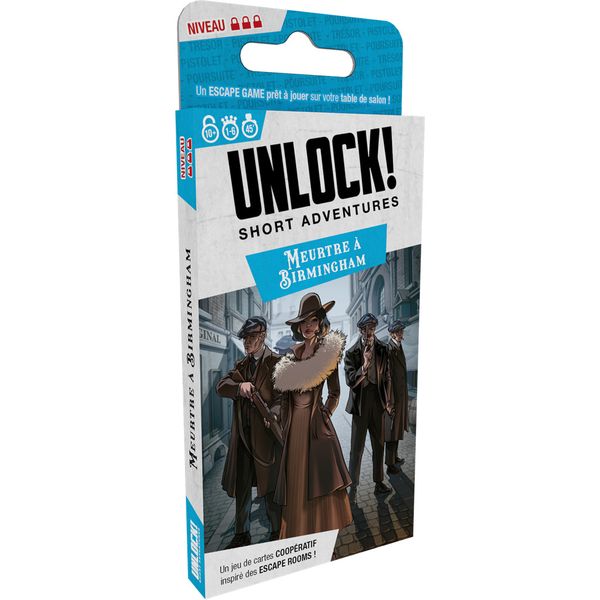 Unlock Short Adventures Birmingham Murder card pouch