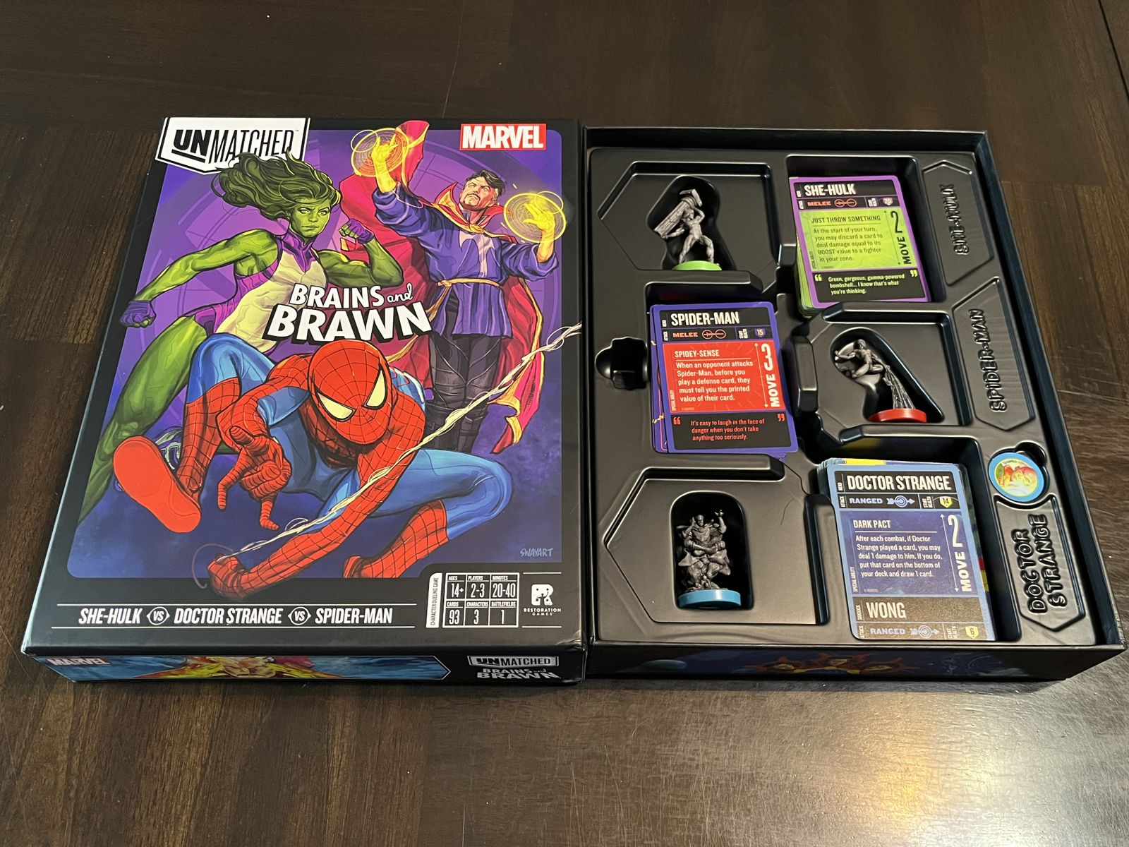 Unmatched Brains and Brawn components