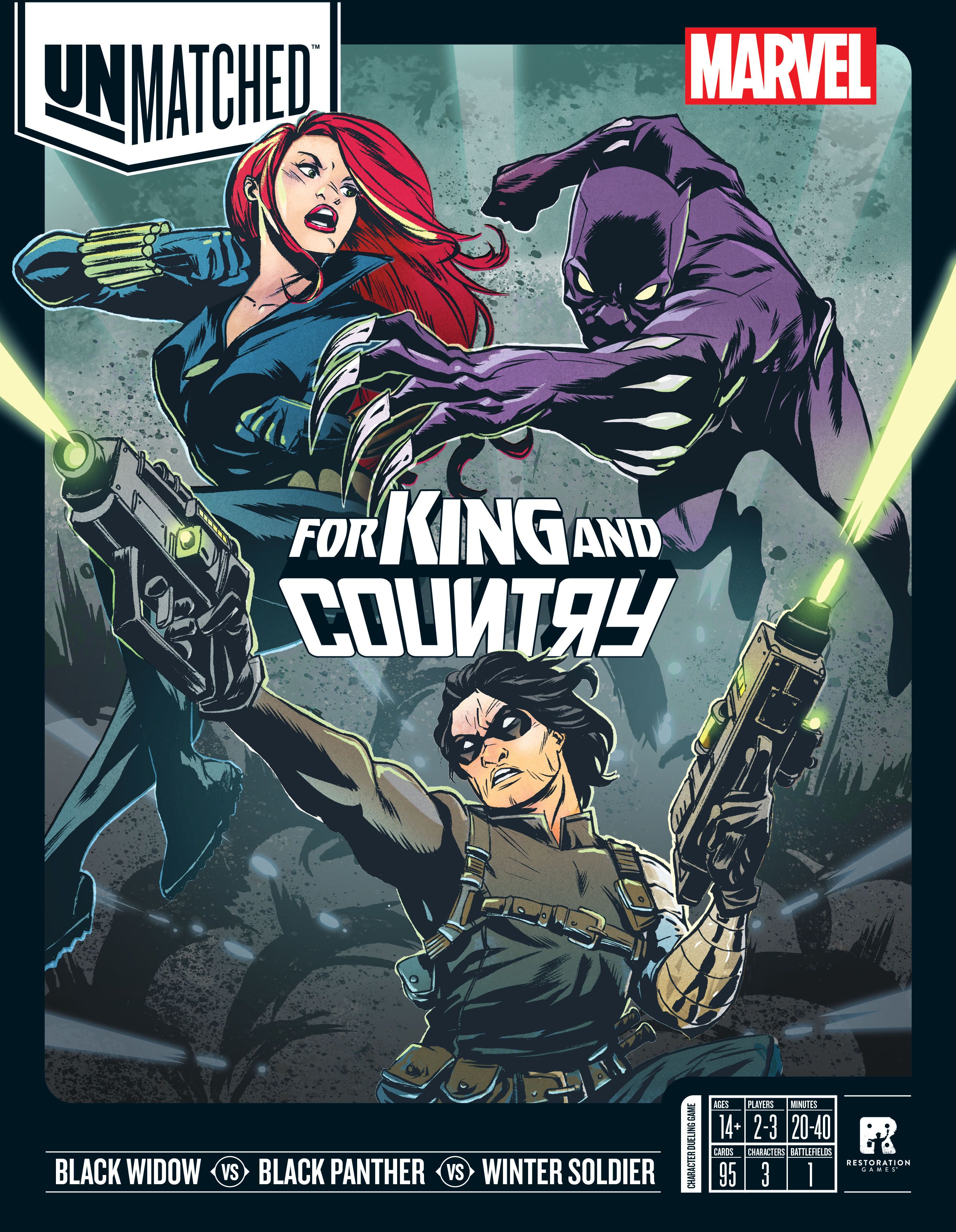 Unmatched: For King and Country box art