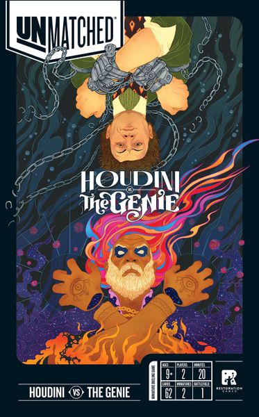 Unmatched: Houdini vs. The Genie box art