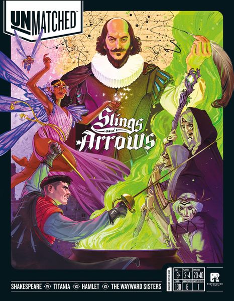 Unmatched: Slings and Arrows box art