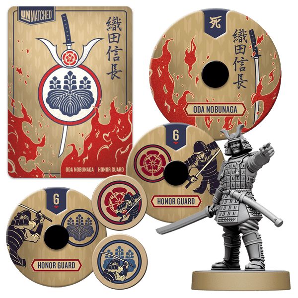 Oda Nobunaga miniature from Unmatched