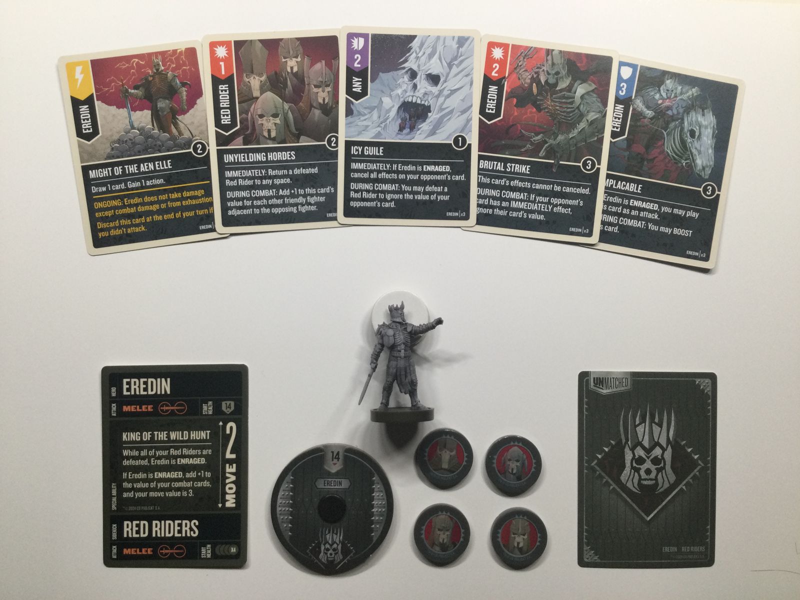 Unmatched Realms Fall Eredin and Wild Hunt components