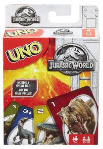 Uno: Jurassic World box art