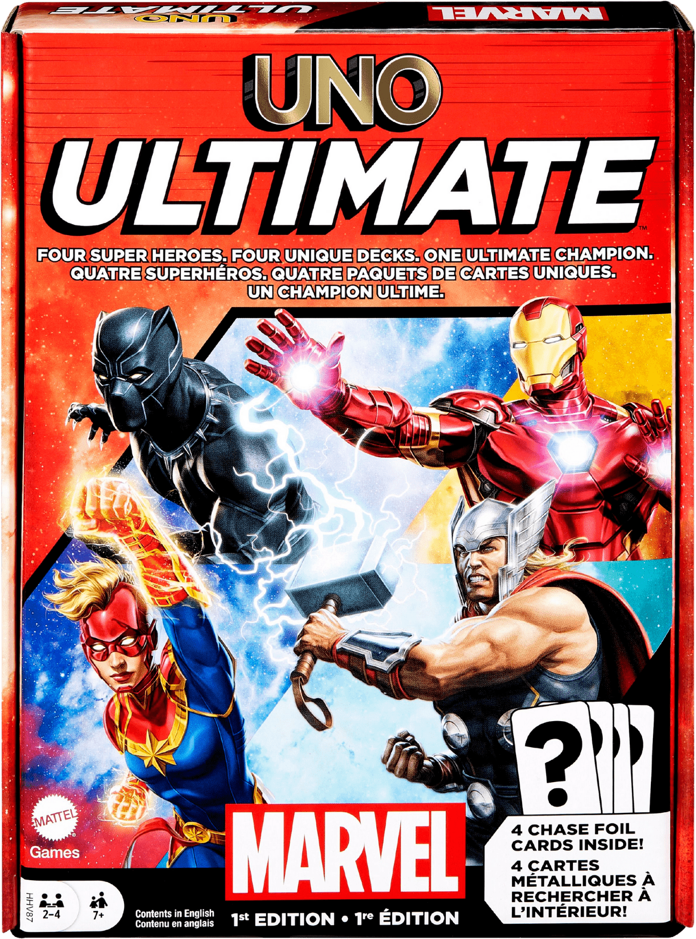 UNO Ultimate Marvel box art