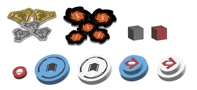 Unstoppable game tokens and markers