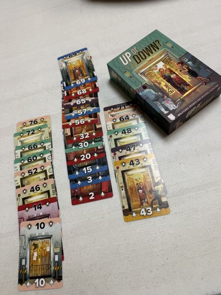 Up or Down completed card sequences during gameplay