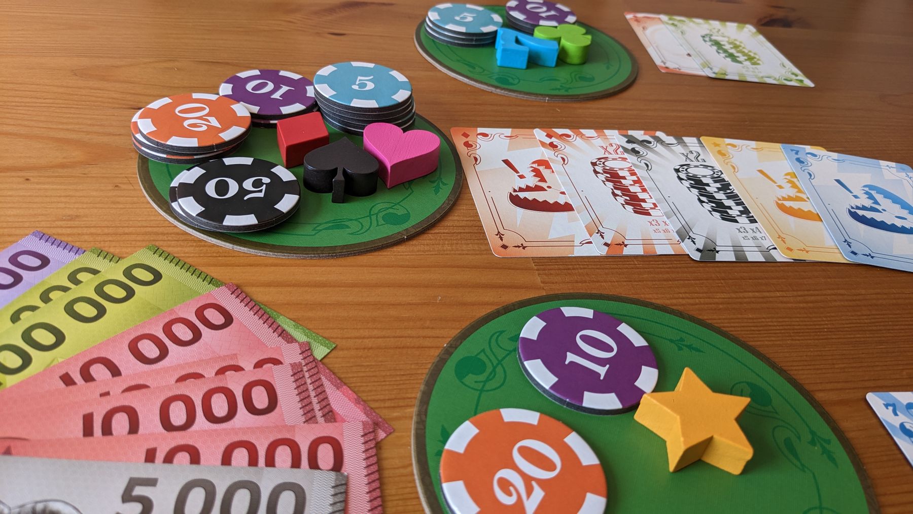 Vabanque game in progress