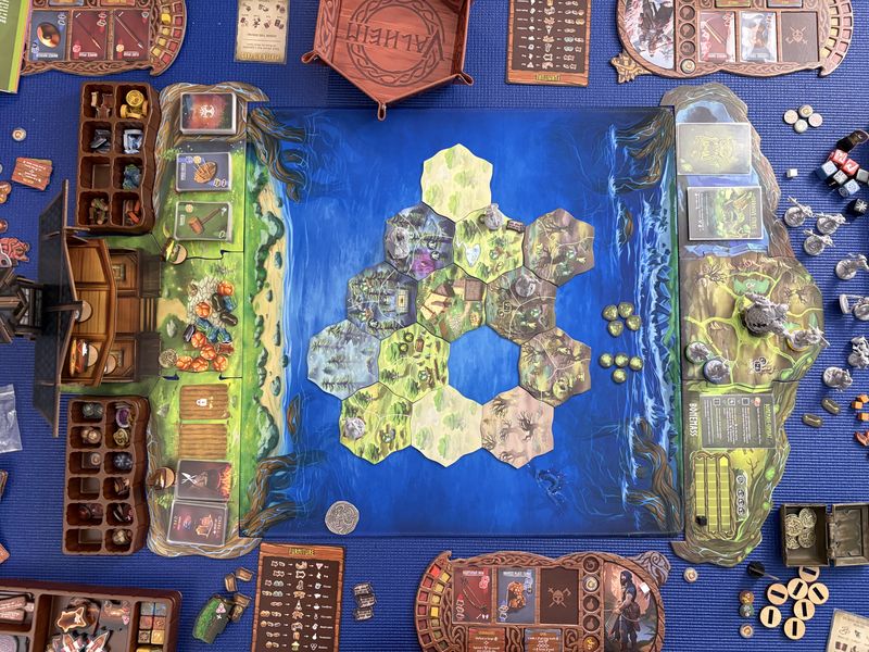Valheim board game in progress
