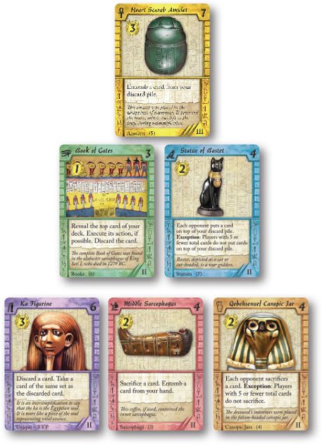 Valley of the Kings six card pyramid market