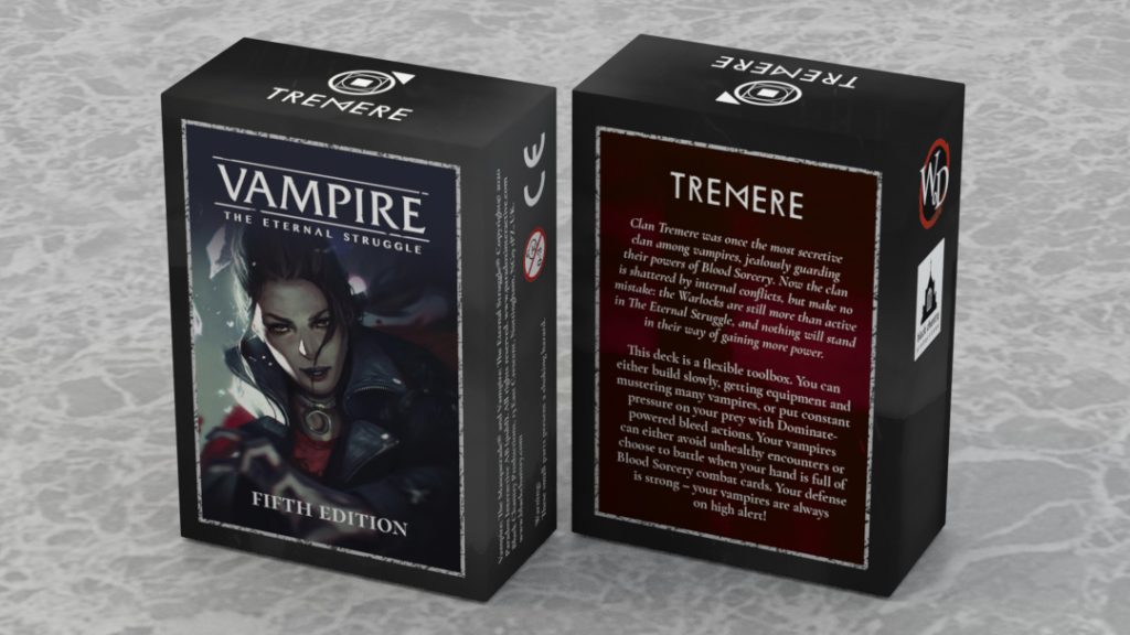 Tremere preconstructed deck tuck box