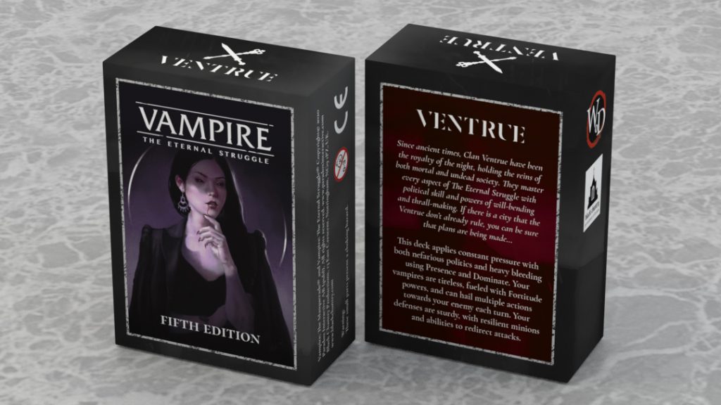 Ventrue preconstructed deck tuck box