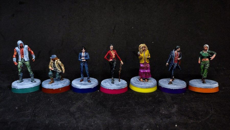 Painted Milan Uprising vampire miniatures