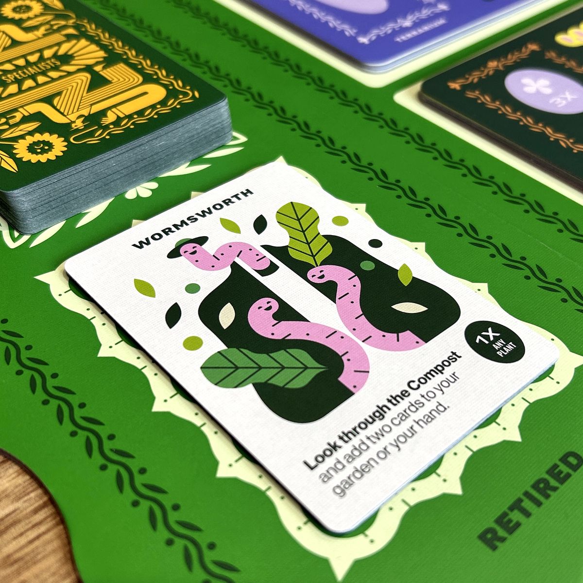 Close-up of a Vicious Gardens player garden