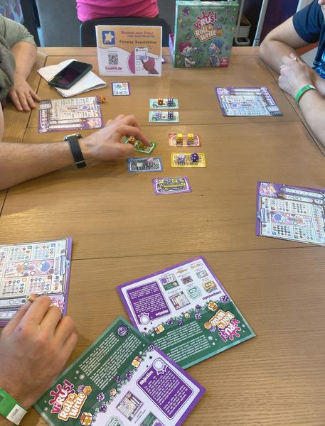 Virus Roll and Write game setup