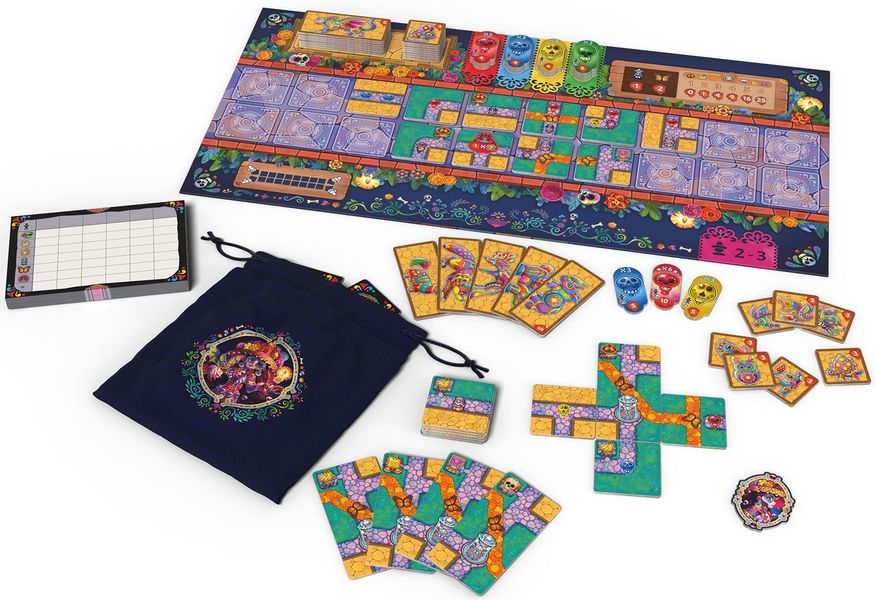 Viva Catrina tiles and game components