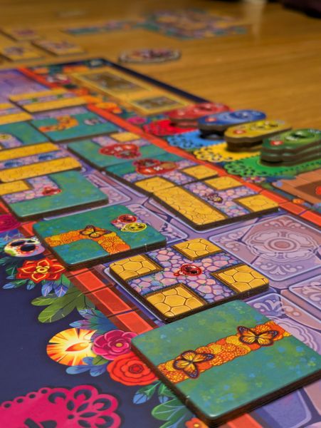 Viva Catrina tile village in progress