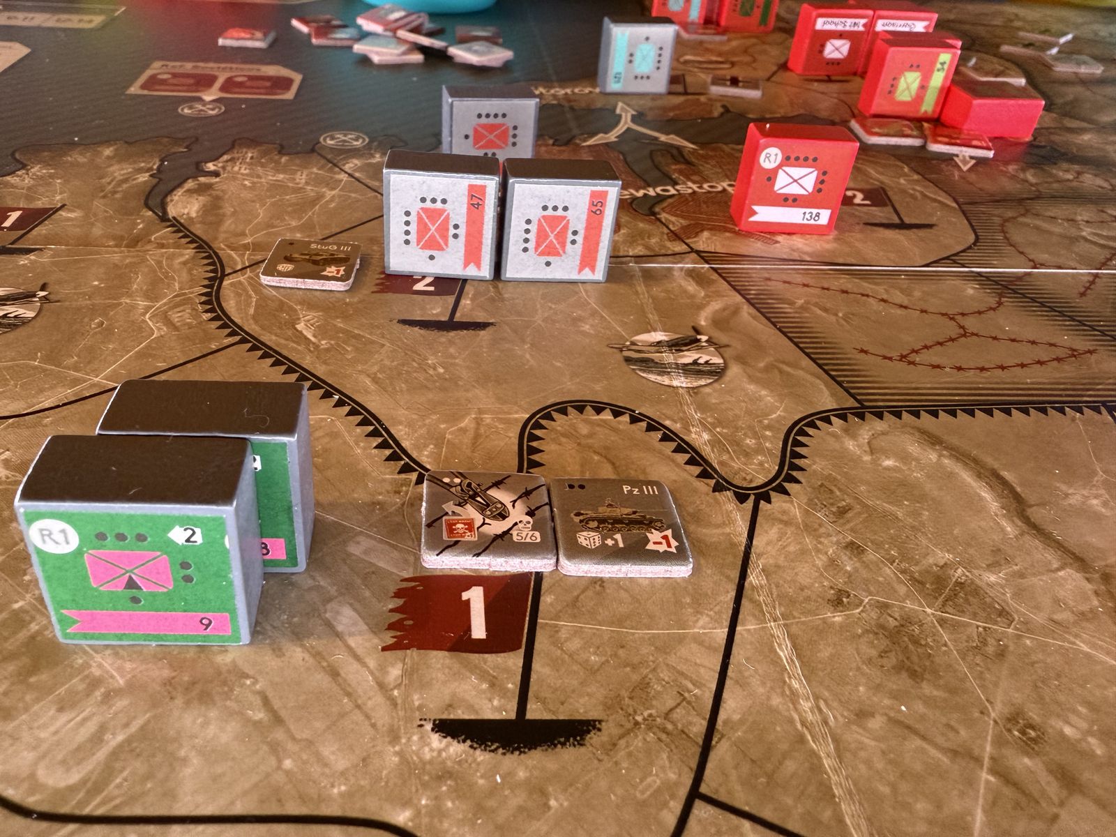 Von Manstein's Triumph game in progress