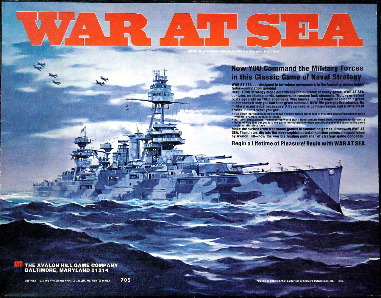 War at Sea box art